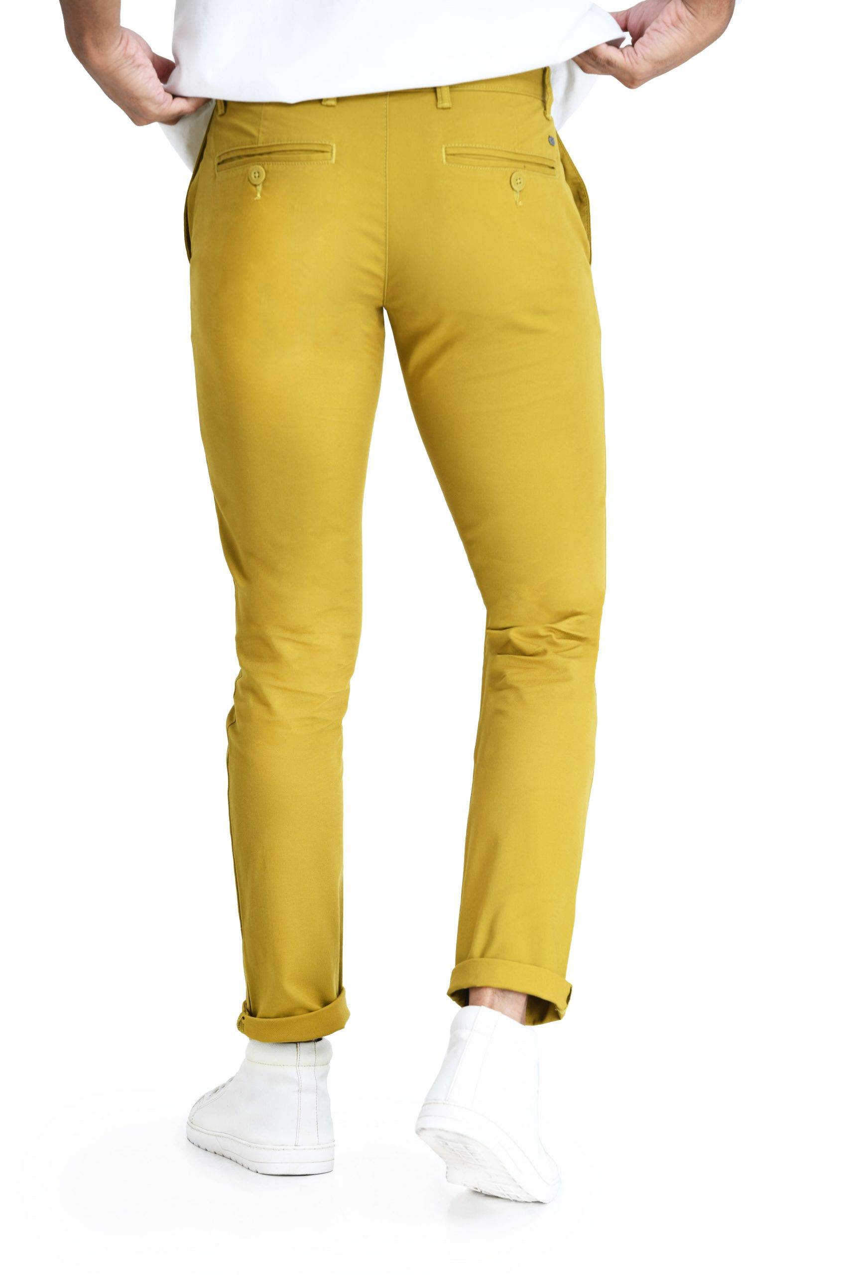 Yellow Pants made of Cotton – Sanpetuna
