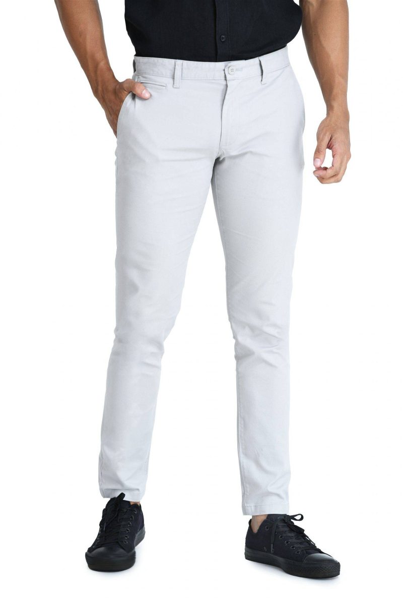 Men's Chino Pant - Light Grey - Image 2