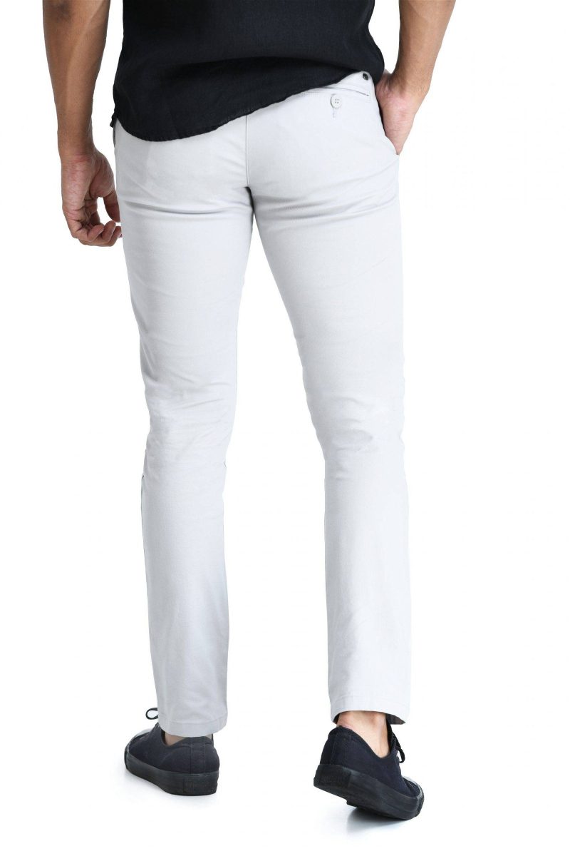 Men's Chino Pant - Light Grey - Image 3