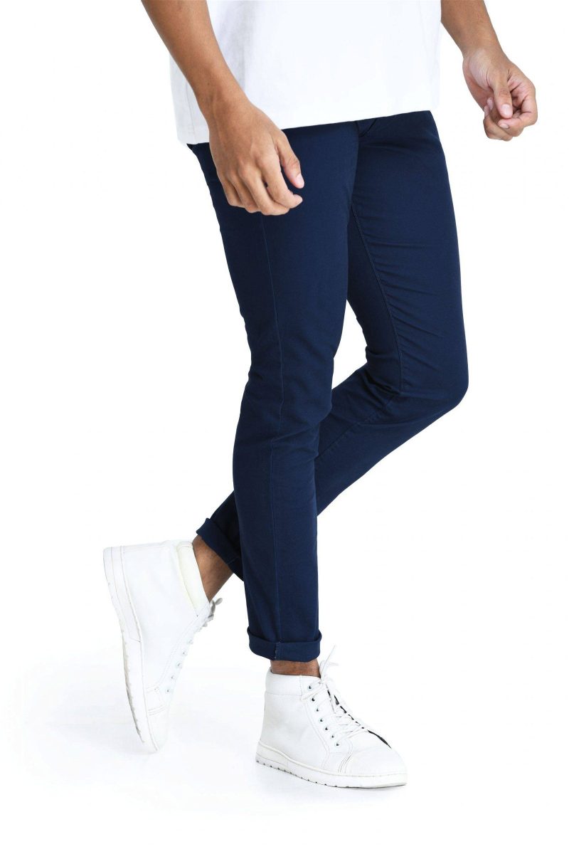 Men's Chino Pant - Navy Blue - Image 4