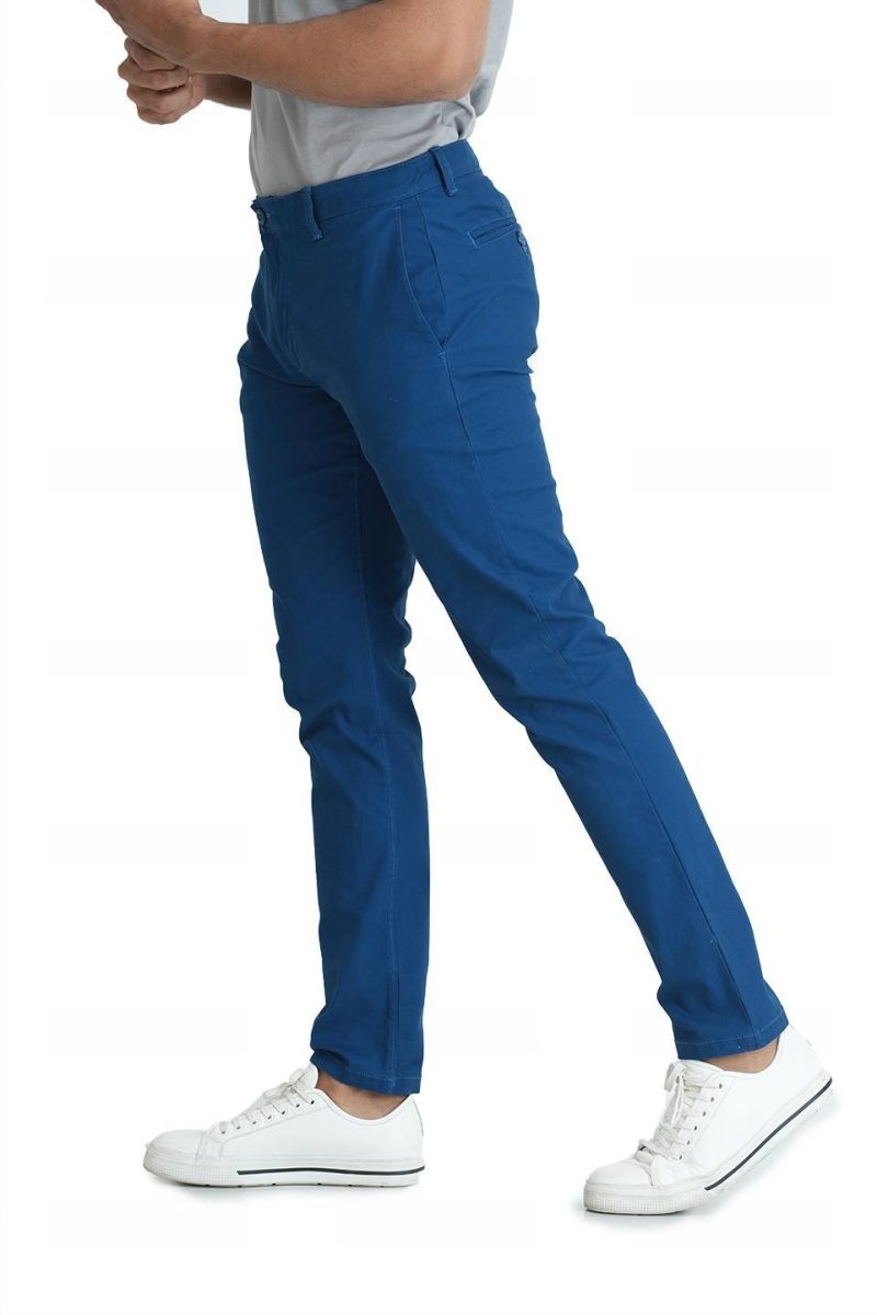 Men's Chino Pant - Steel Blue - Image 3