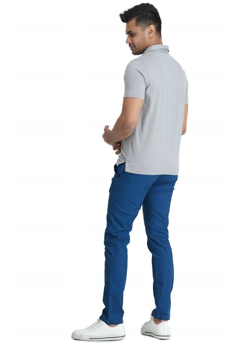 Men's Chino Pant - Steel Blue - Image 4