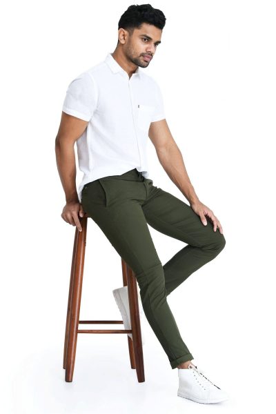 Men's Chino Pant- Dark Green