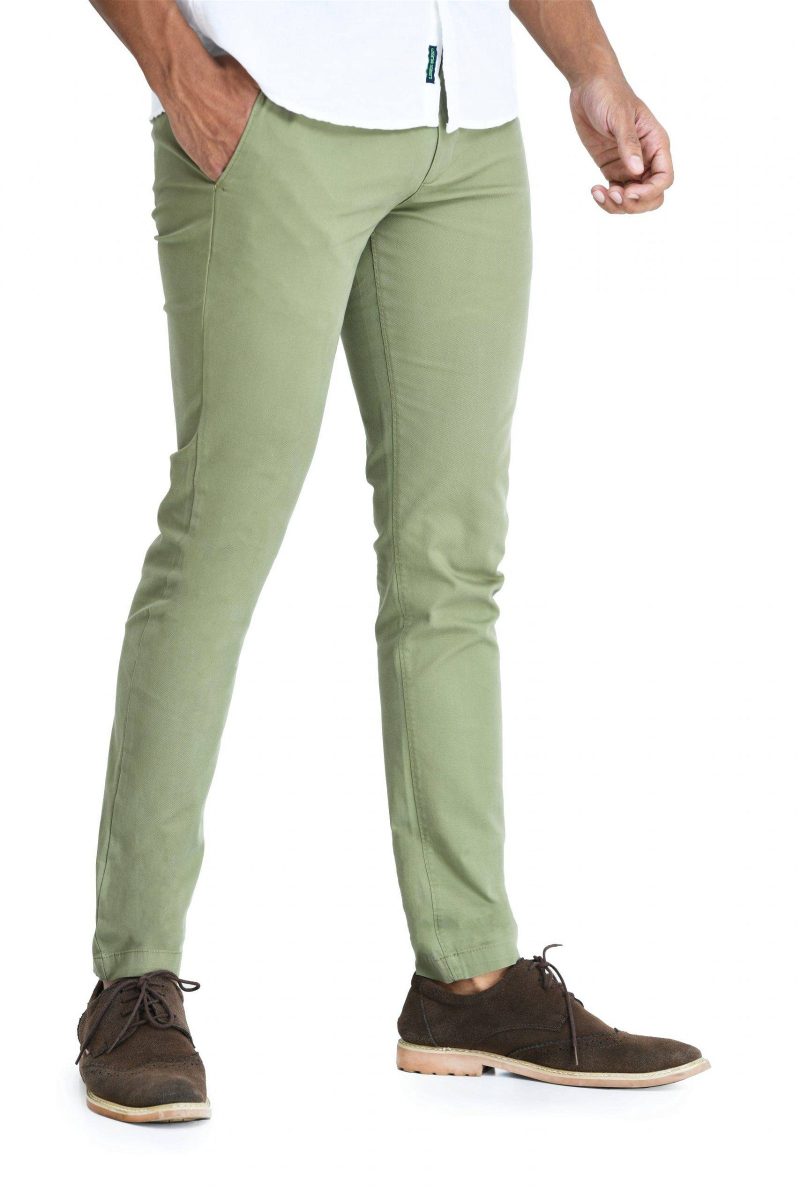 Men's Chino Pant - Moss Stone - Image 2