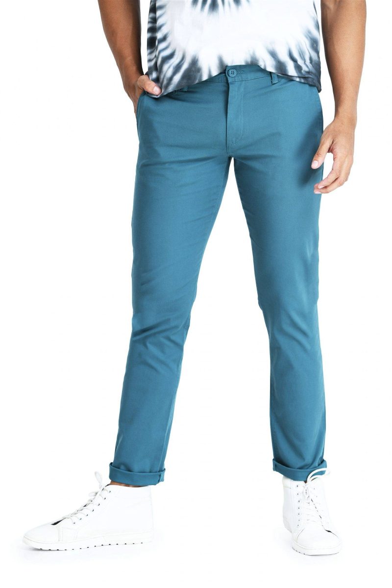 Men's Chino Pant- Teal - Image 2