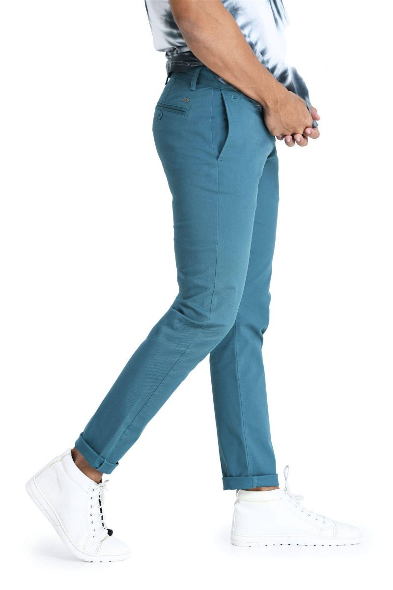 Men's Chino Pant- Teal - Image 3