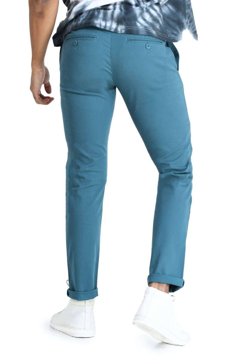 Men's Chino Pant- Teal - Image 4