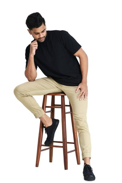Men's Jogger Pant - Cream Caramel