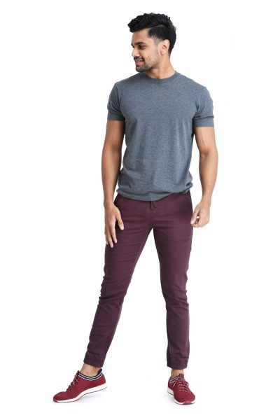 Men's Jogger Pant -  Mulberry Wine