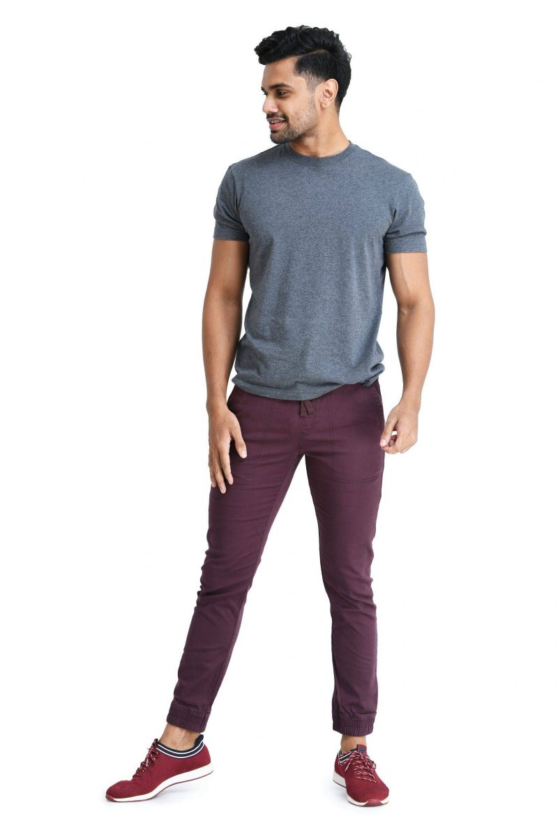 Men's Jogger Pant -  Mulberry Wine