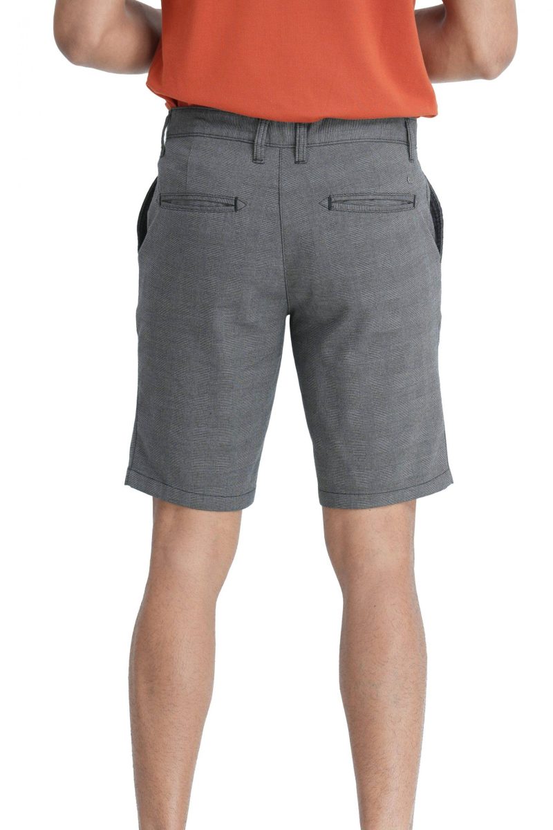 Men's Slim Fit Chino Short - Black 11 - Image 3