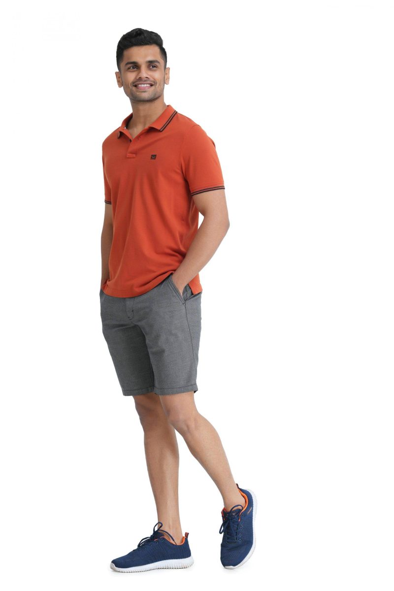Men's Slim Fit Chino Short - Black 11
