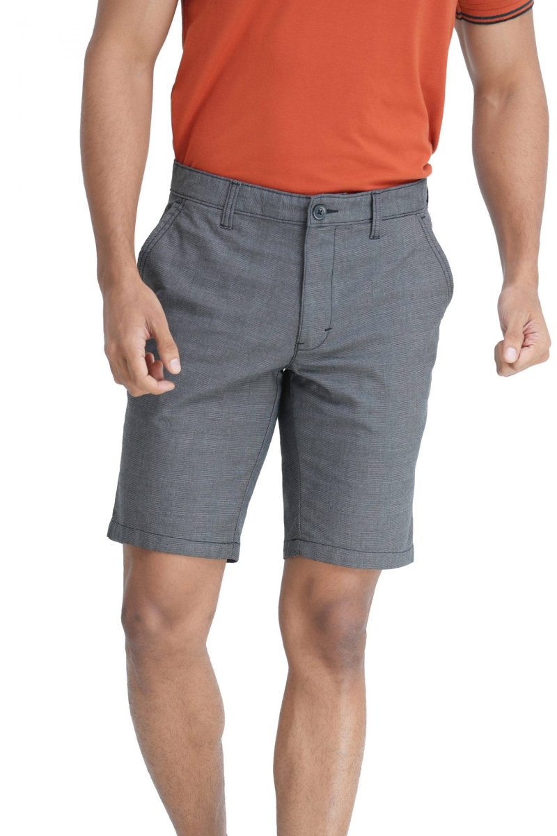 Men's Slim Fit Chino Short - Black 11 - Image 5
