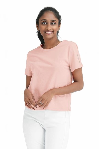 Women's Crew Neck T-Shirt - Caffe Latte