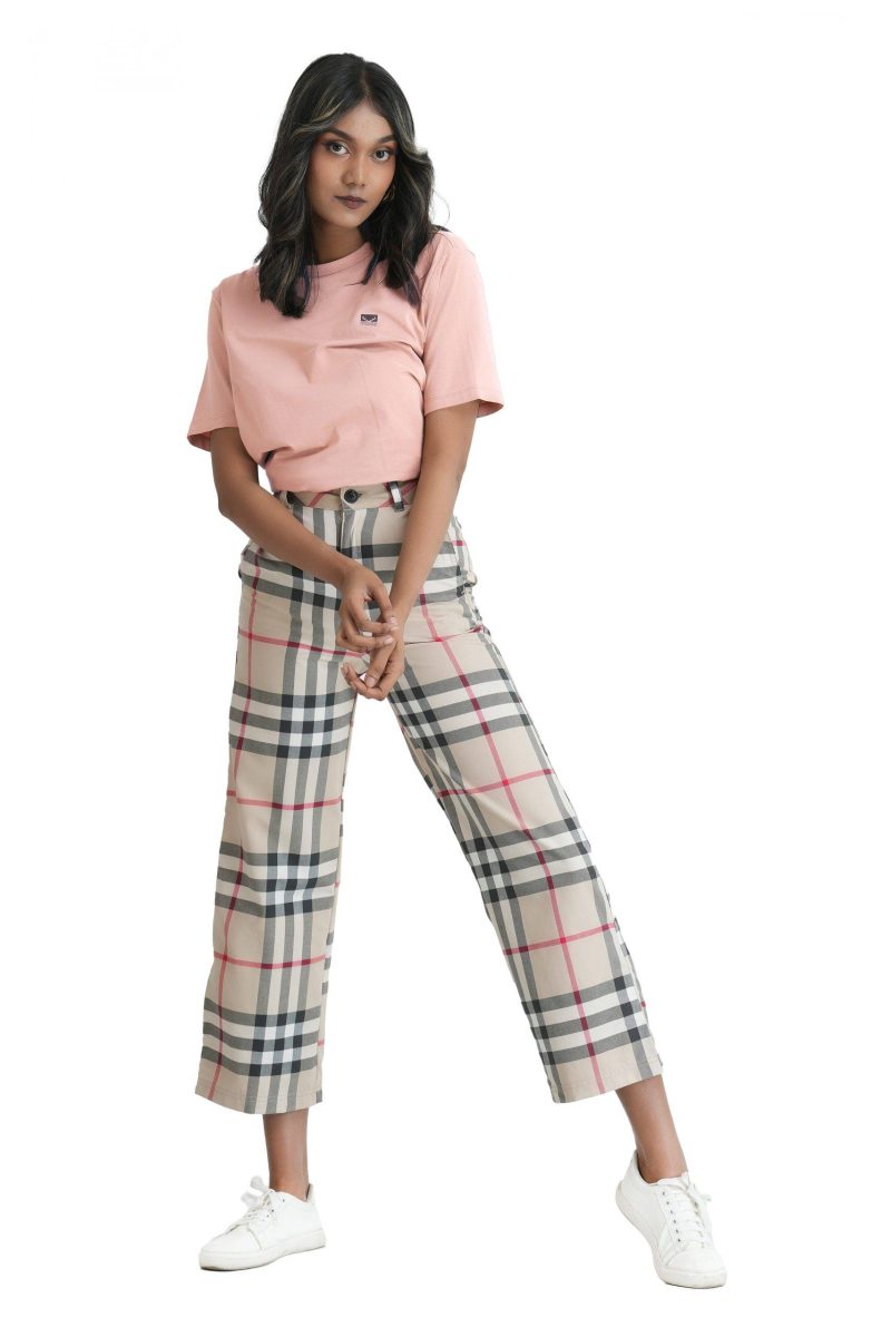 Comfort Fit Crew Neck T-shirt - Light Peach - Image 2