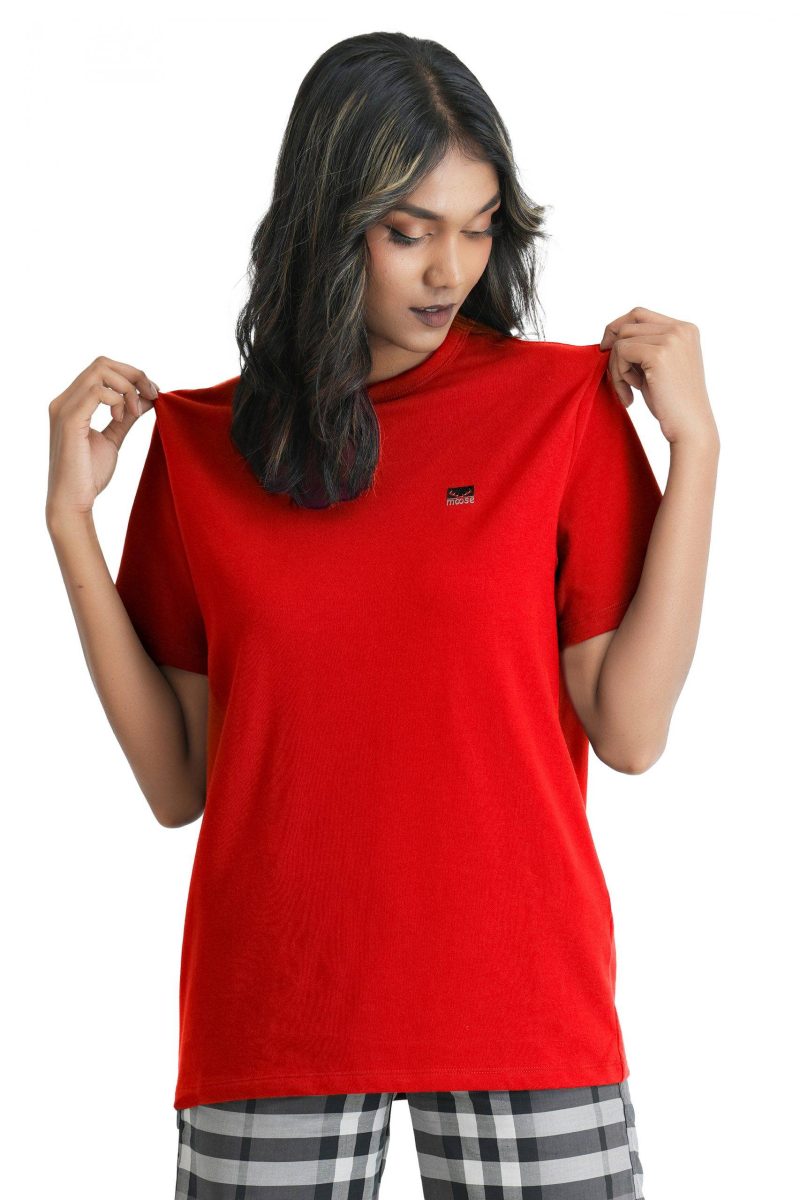 Comfort Fit Crew Neck T-shirt - Men's Red