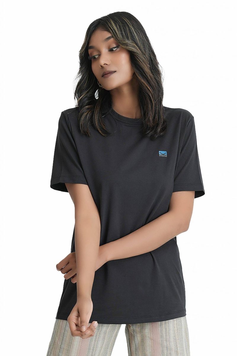 Comfort Fit Crew Neck T-shirt - Black