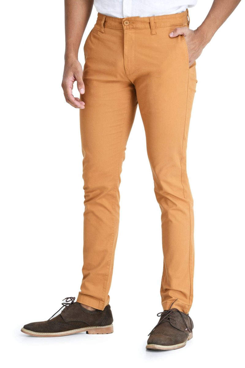 Men's Chino Pant - Red Orange - Image 2