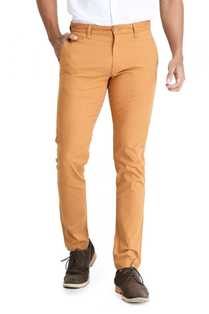 Men's Chino Pant - Red Orange - Image 4