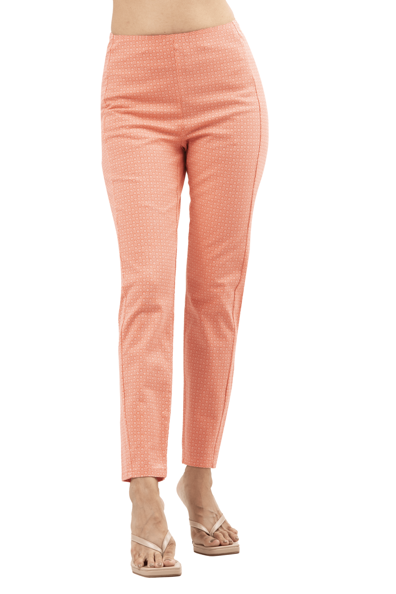 Women's Premium Legging - Orange Print 1 - Image 2