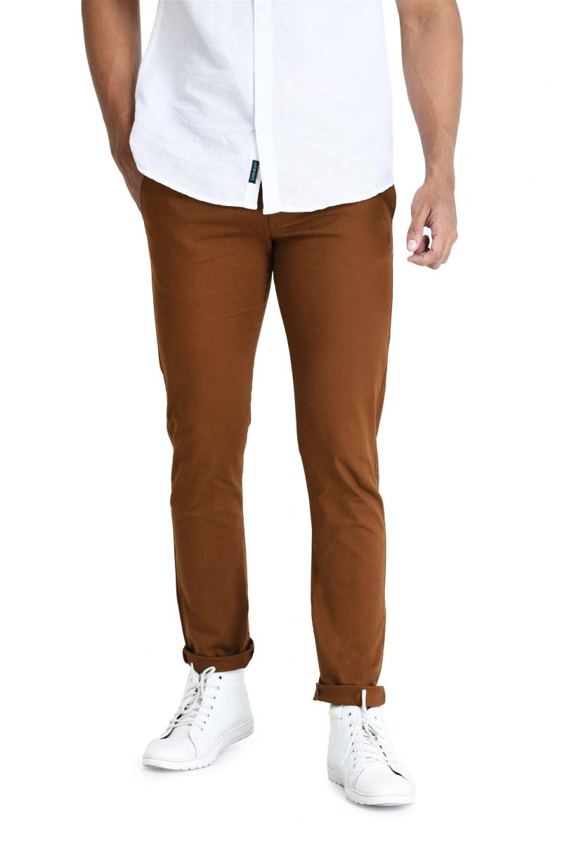 Men's Chino Pant - Bright Brown - Image 3