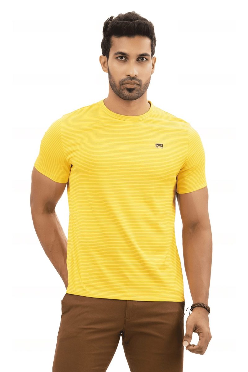 Comfort Fit Crew Neck Synthetic T-shirt - M294 - Image 2