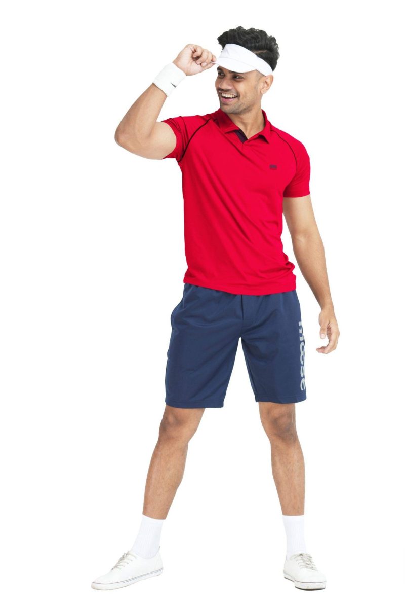 Sport Polo T- Shirt - Men's Red