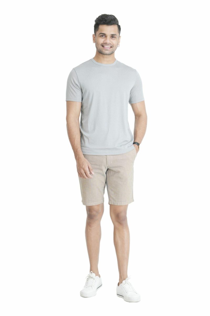 Men's Slim Fit Chino Short - Cream 14