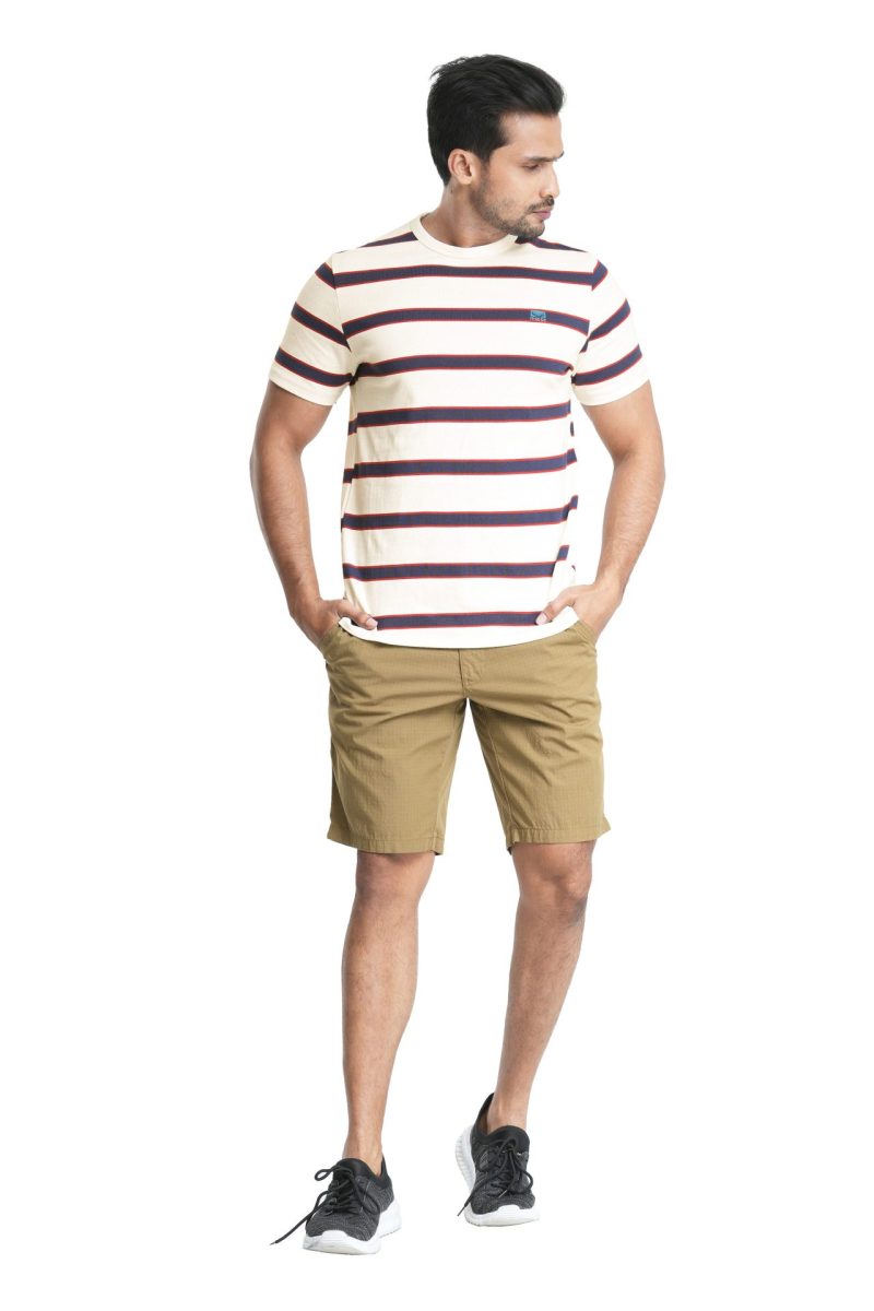 Men's Slim Fit Chino Short - Gold brown 8
