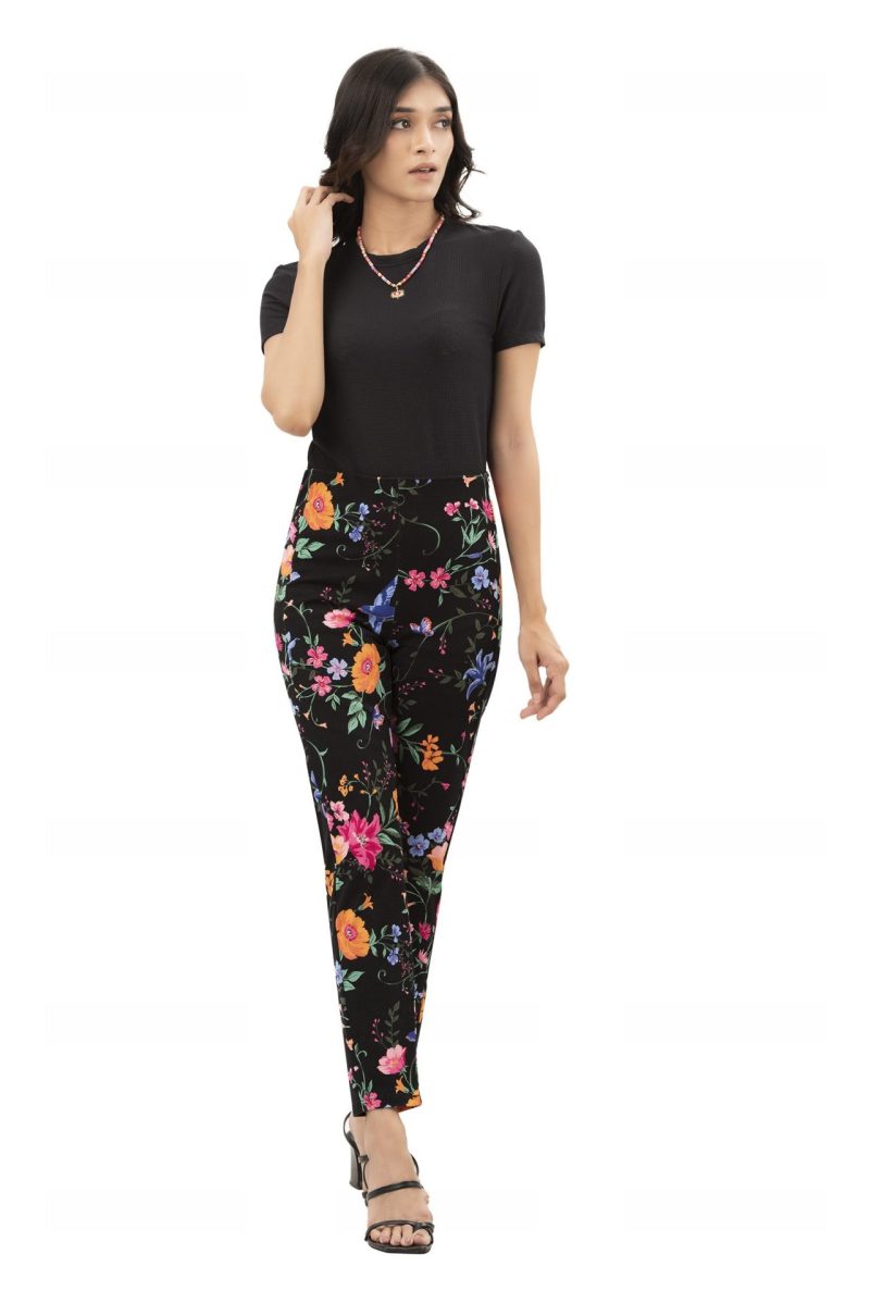 Women's Premium Legging - Black Print 9