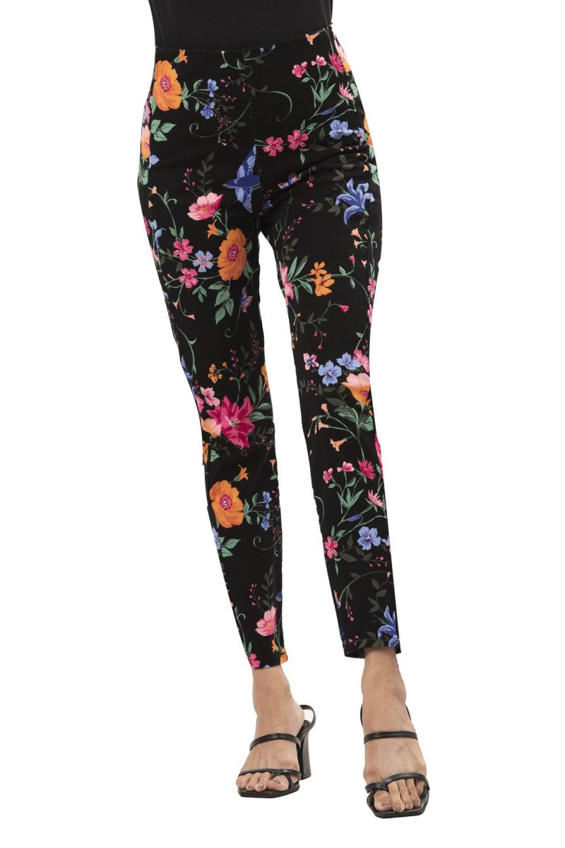 Women's Premium Legging - Black Print 9 - Image 2
