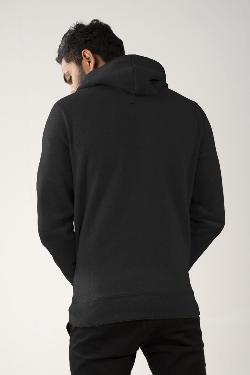 Men's Hoodie - Black 1 - Image 3