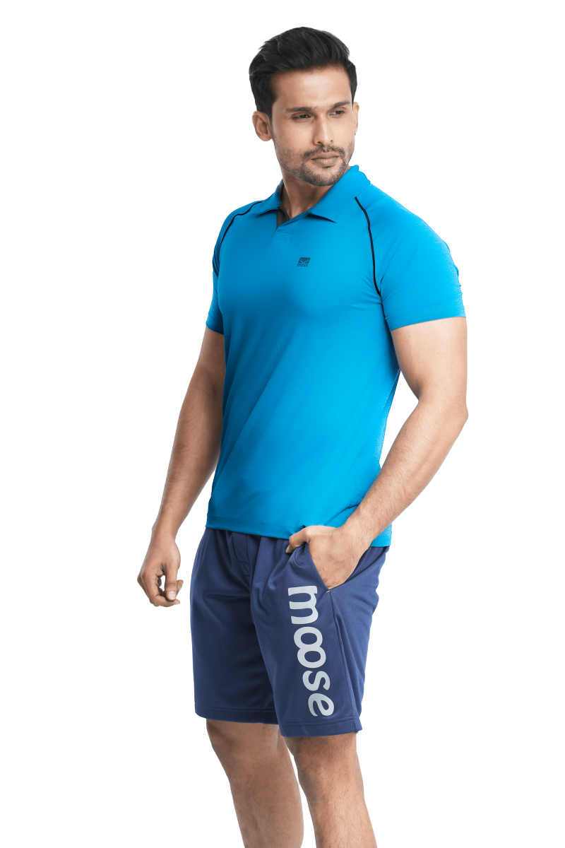 Sport Polo T- Shirt - Olympic Blue - Image 3