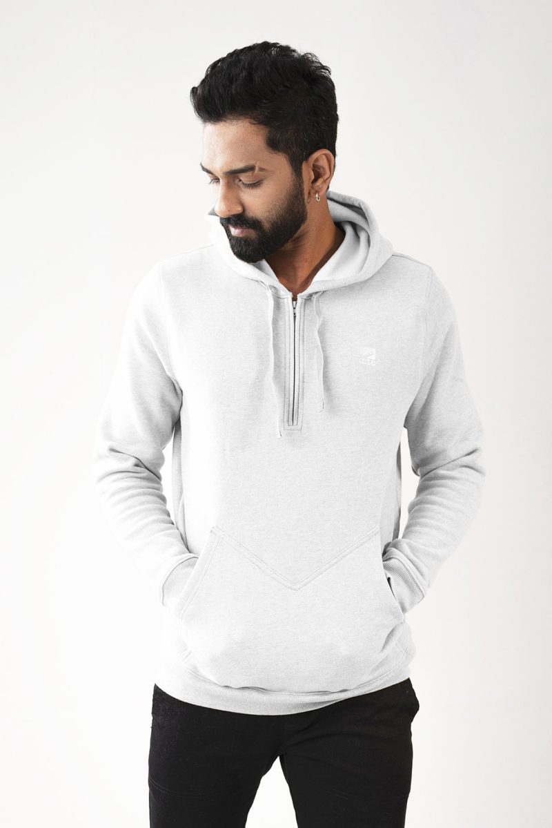 Men's Hoodie - Heather Stone - Image 2