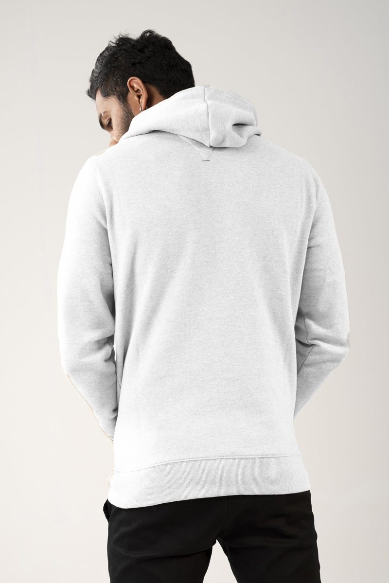 Men's Hoodie - Heather Stone - Image 3