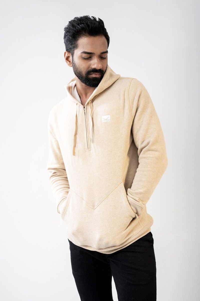 Men's Hoodie - Humus Heather - Image 2
