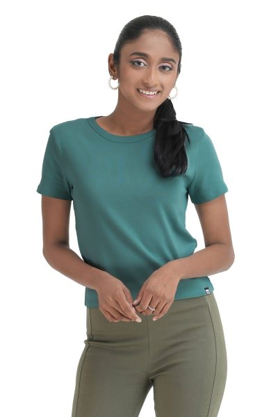 Women's Slim Fit T-Shirt - Pine Green