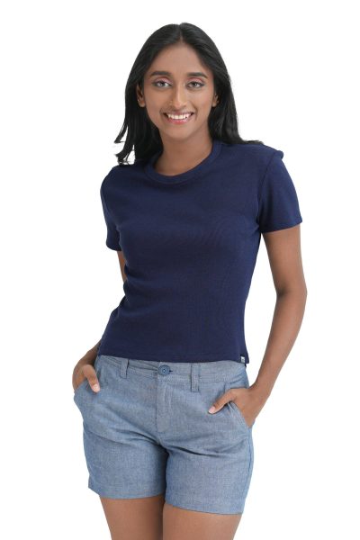 Women's Slim Fit T-Shirt - Space Blue