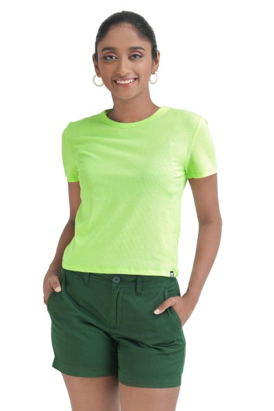 Women's Slim Fit T-Shirt - Tea Green