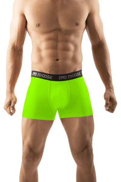 Men's Sport Boxer Brief Neon Green