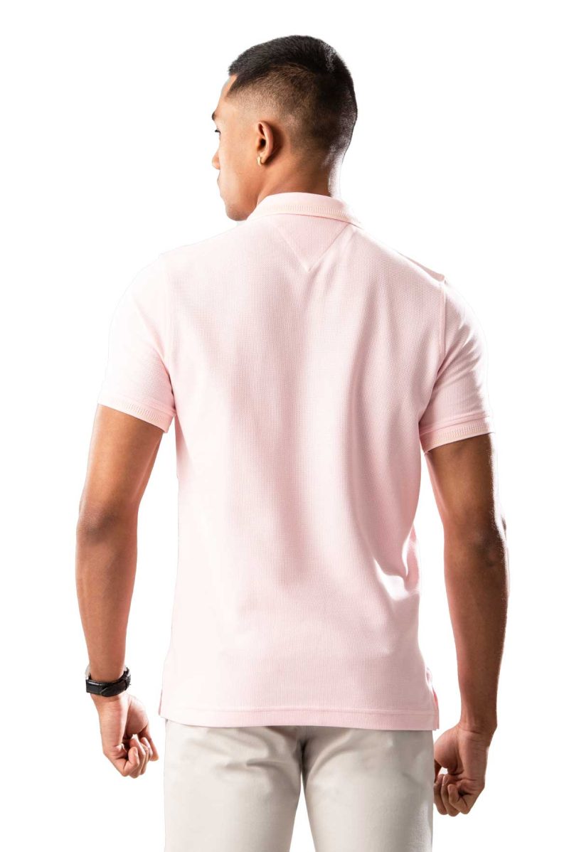 Moose Men's Superior Pique Polo T-Shirt - Heavenly Pink - Image 3