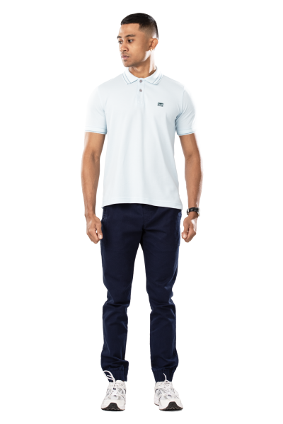 Moose Men's Superior Pique Polo T-Shirt - Aqua Sea