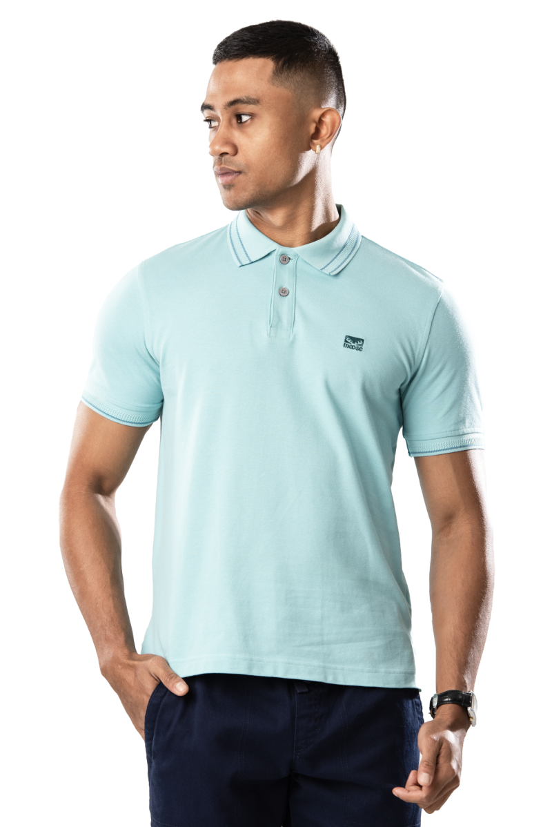 Moose Men's Superior Pique Polo T-Shirt - Opal - Image 2