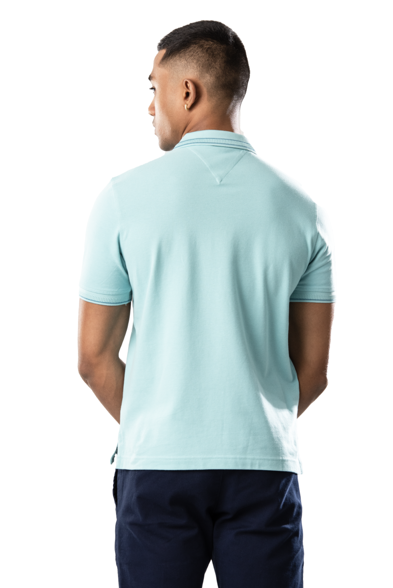 Moose Men's Superior Pique Polo T-Shirt - Opal - Image 3