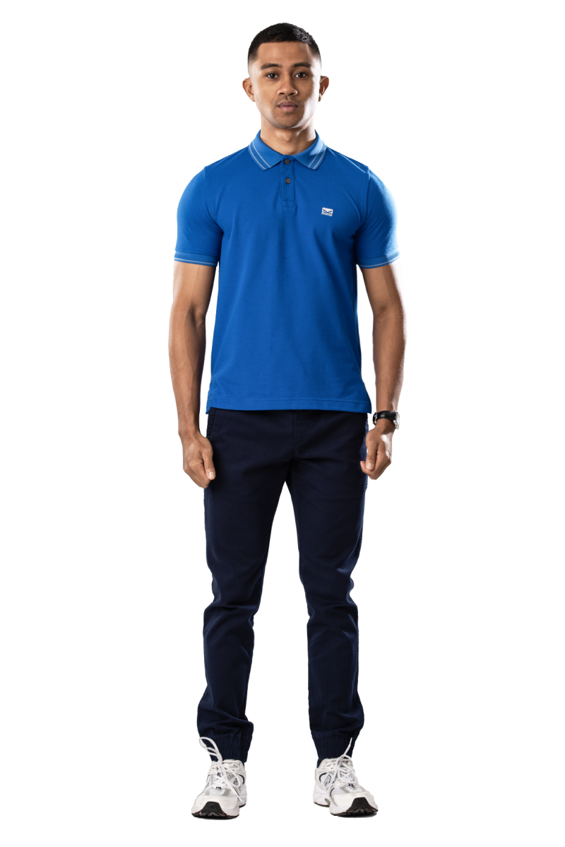 Moose Men's Superior Pique Polo T-Shirt - Nebulas Blue