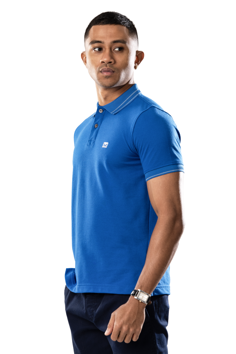 Moose Men's Superior Pique Polo T-Shirt - Nebulas Blue - Image 3