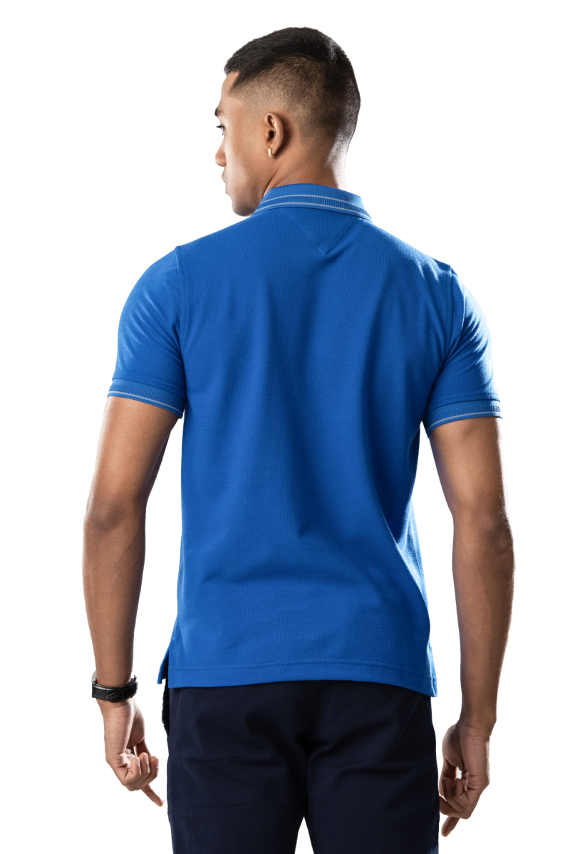 Moose Men's Superior Pique Polo T-Shirt - Nebulas Blue - Image 4