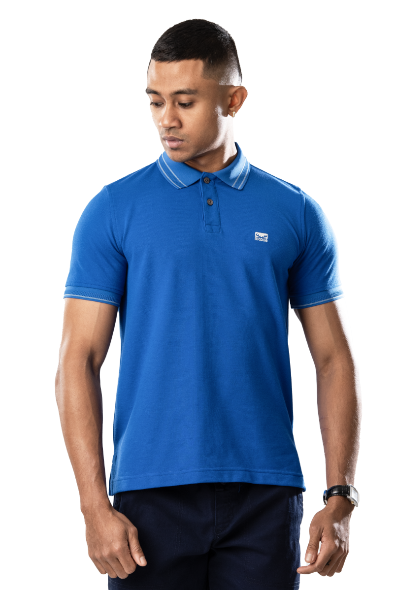 Moose Men's Superior Pique Polo T-Shirt - Nebulas Blue - Image 2
