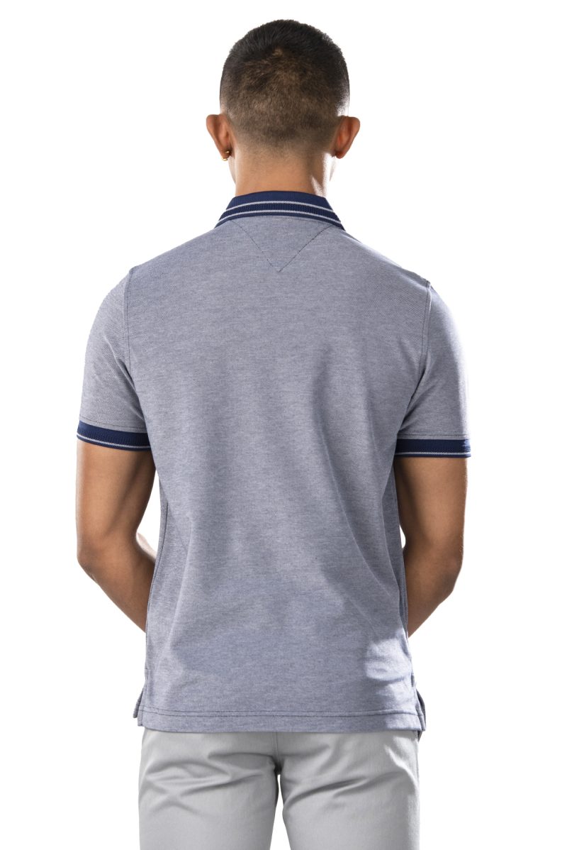 Moose Men's Superior Pique Polo T-Shirt - Chambray - Image 3