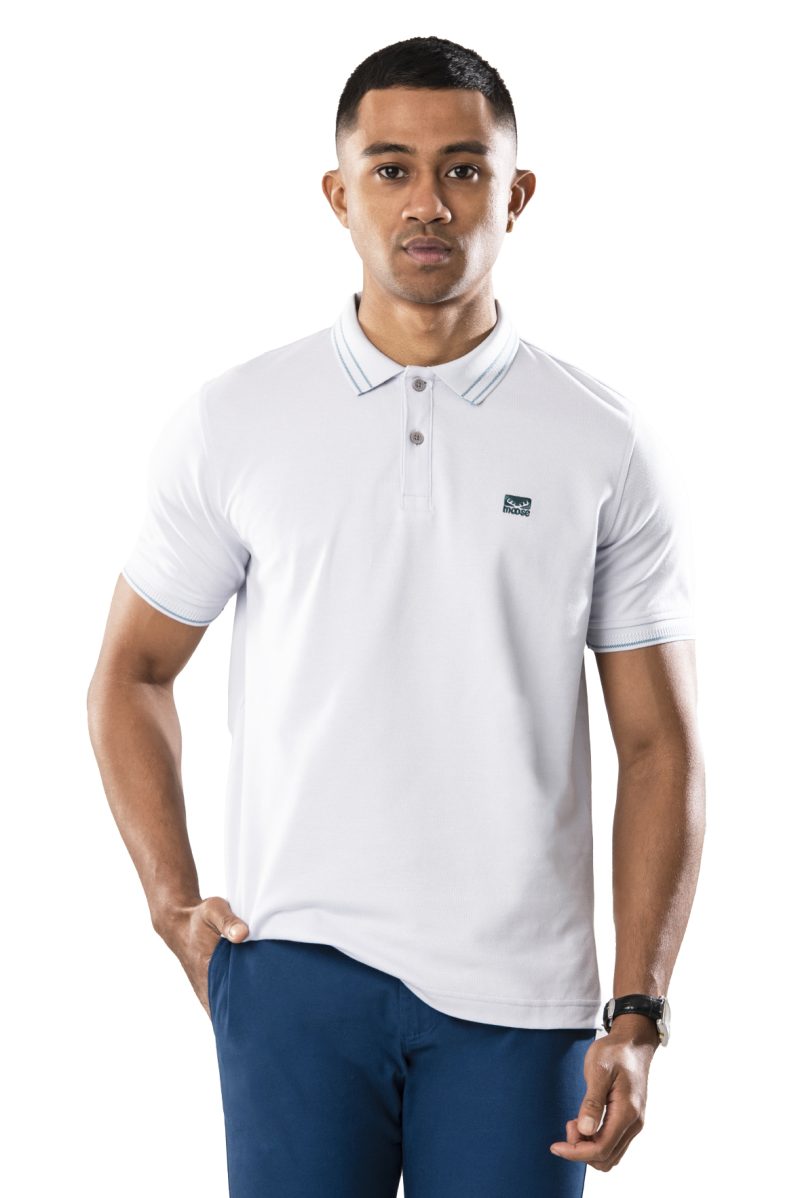 Moose Men’s Superior Pique Polo T-Shirt - Lavender Aura - Image 2